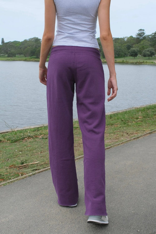 Hilary Yoga Pants - Deep Purple