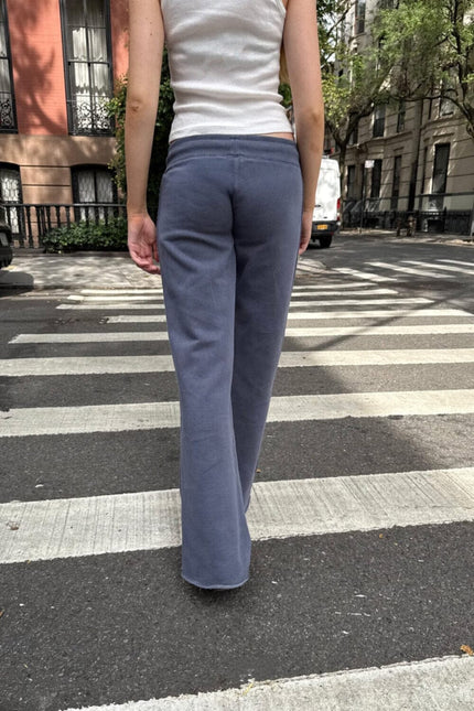 Hilary Soft Yoga Pants - Faded Navy Blue