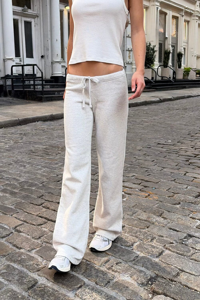 Anastasia Tie Sweatpants - Faded Blue