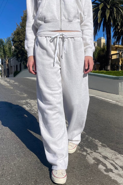 Anastasia Tie Sweatpants - Pastel Pink