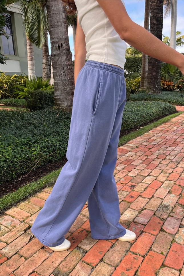 Anastasia Tie Sweatpants - Burgundy