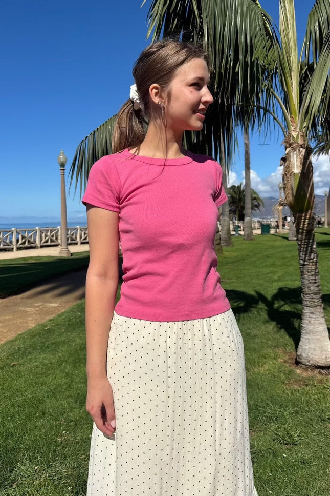 Hailie Basic Top - Light Blue