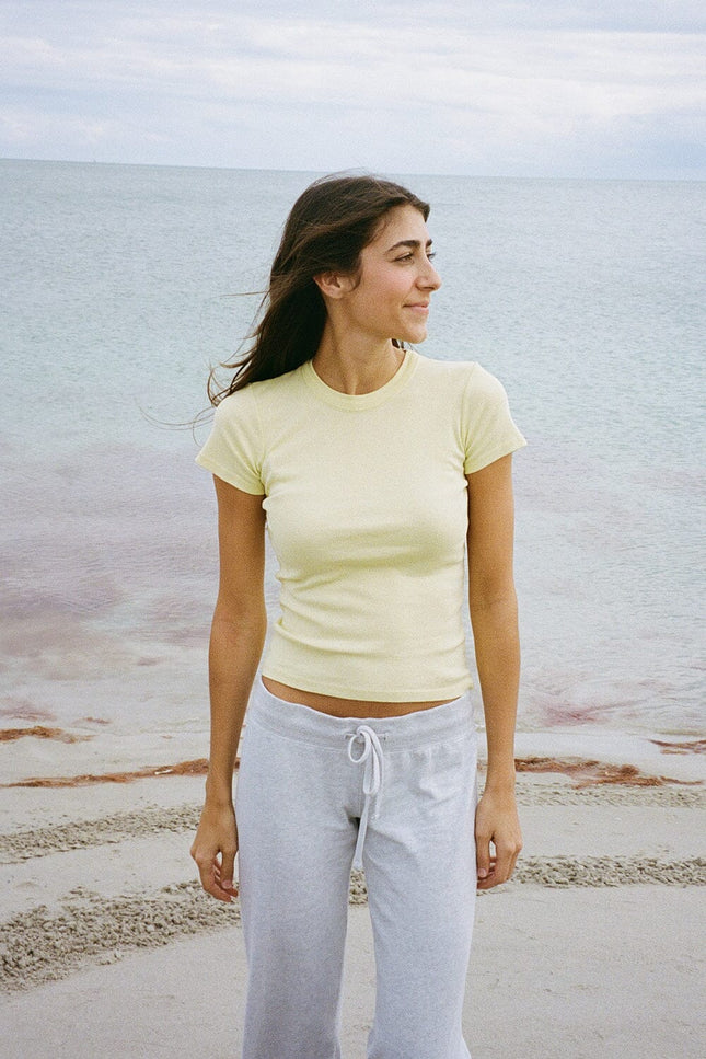 Hailie Basic Top - Light Blue