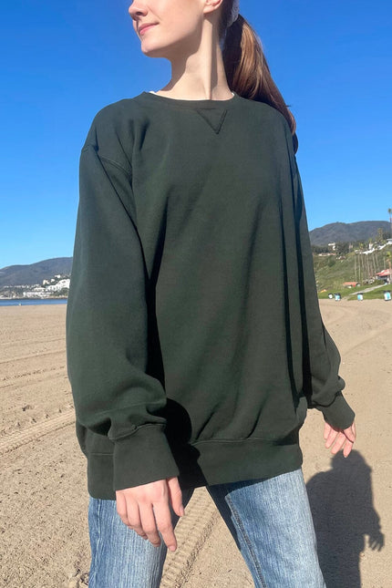Erica Oversized Sweatshirt - Heather White