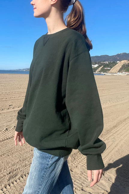 Erica Oversized Sweatshirt - Heather White