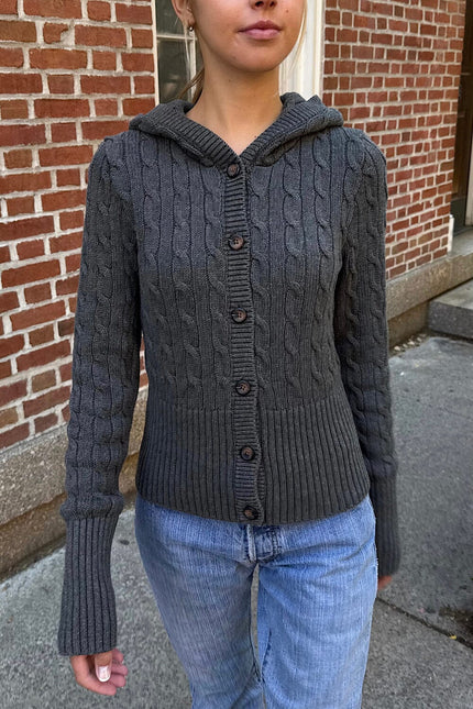 Aura Cable Knit Cardigan