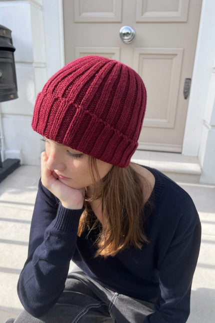 Knit Beanie - Silver Grey