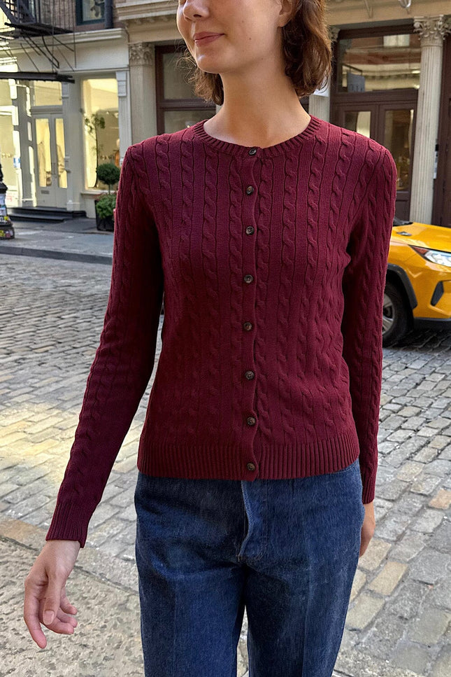 Amalie Cable Knit Cardigan