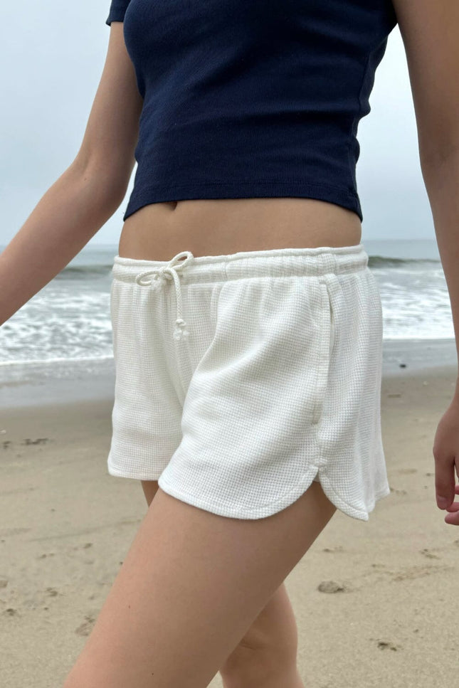 Summer Thermal Shorts - White