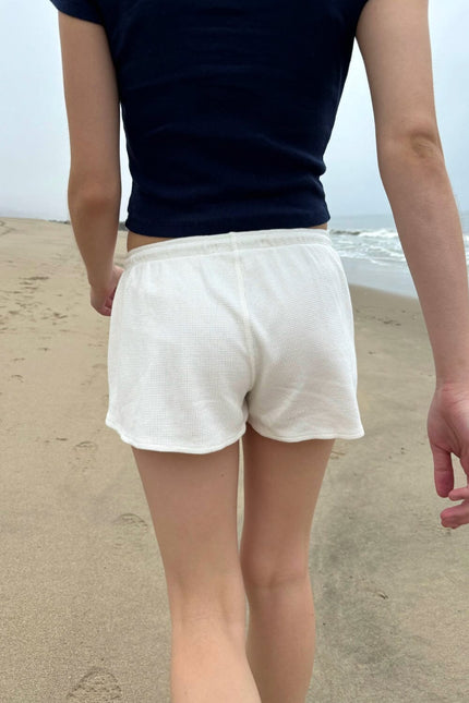 Summer Thermal Shorts - White