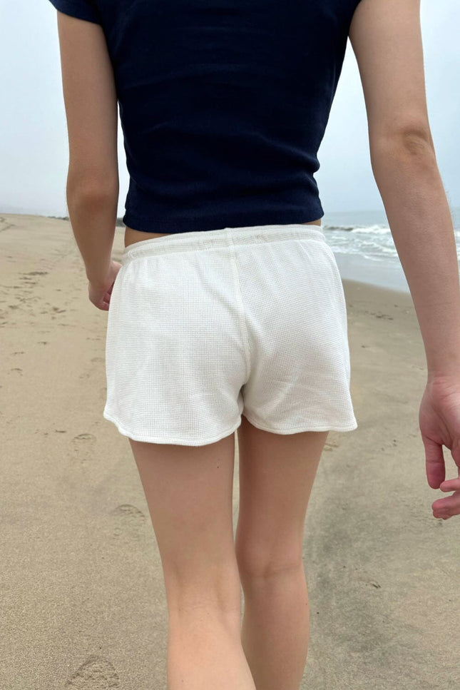 Summer Thermal Shorts - White