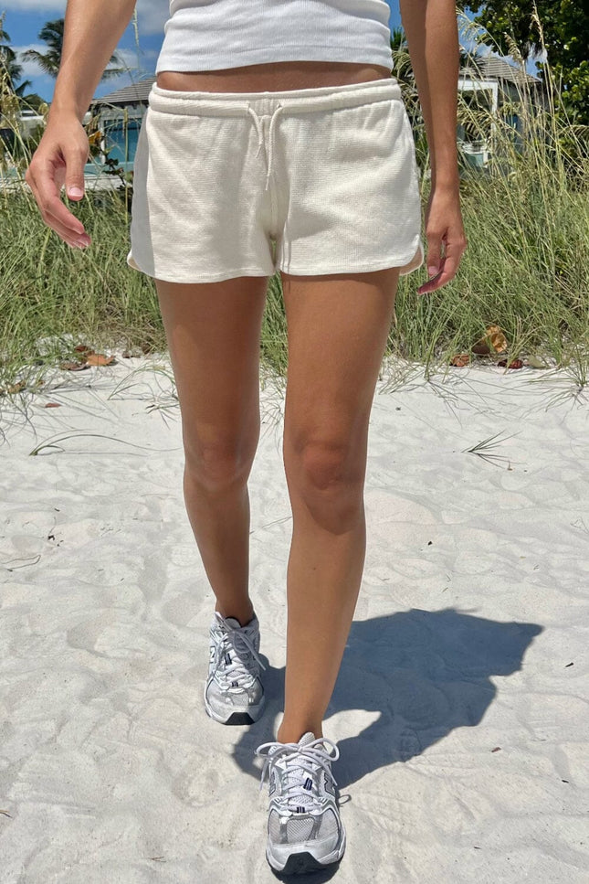 Summer Thermal Shorts - White