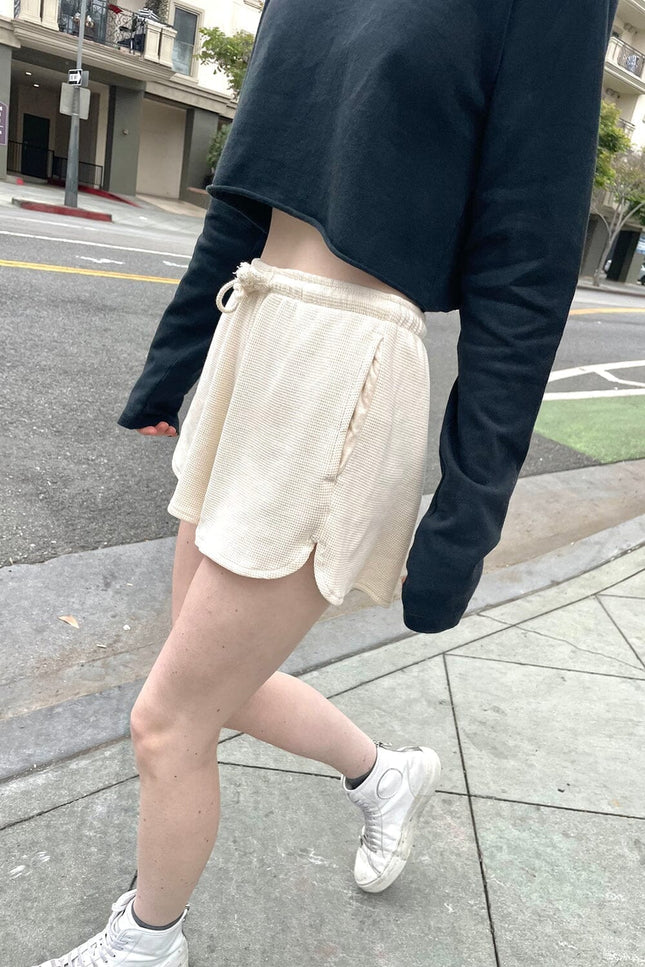 Summer Thermal Shorts - White