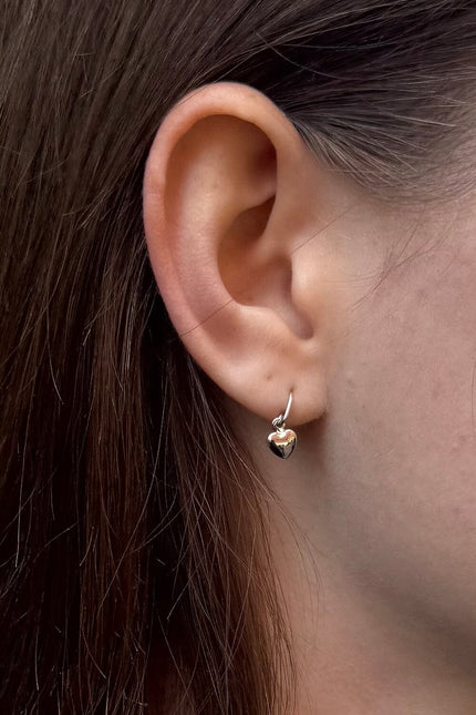 Heart Charm Earrings