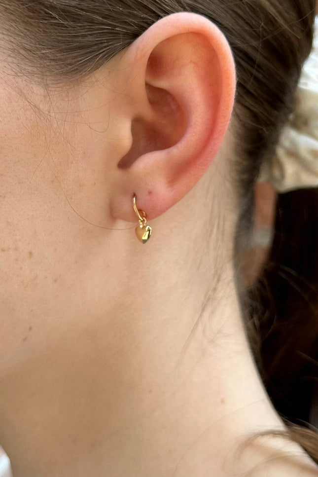 Heart Charm Earrings