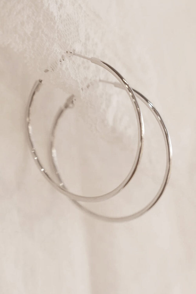 Hoop Earrings - Silver