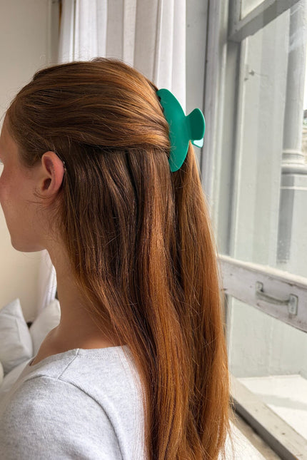 Hair Claw Clip - Seafoam Teal