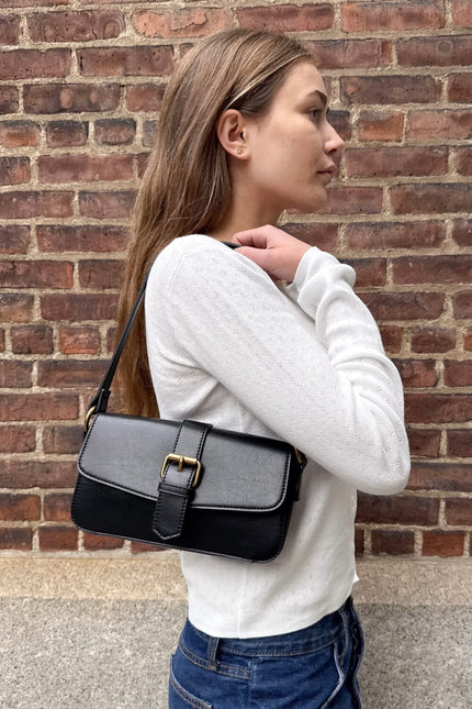 Buckle Shoulder Bag