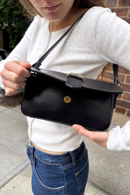 Buckle Shoulder Bag