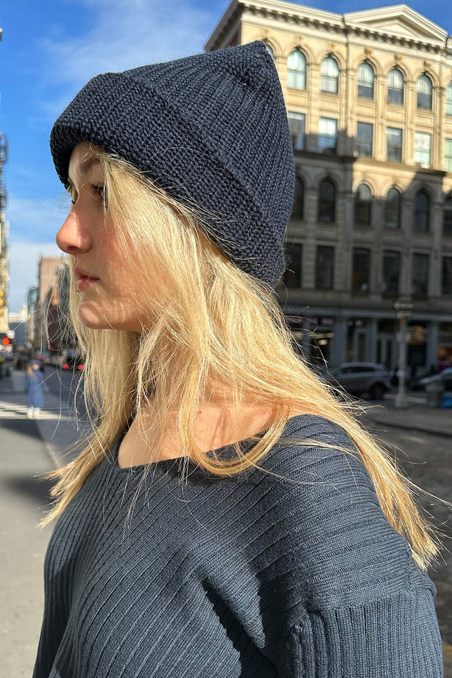 Knit Beanie - Black