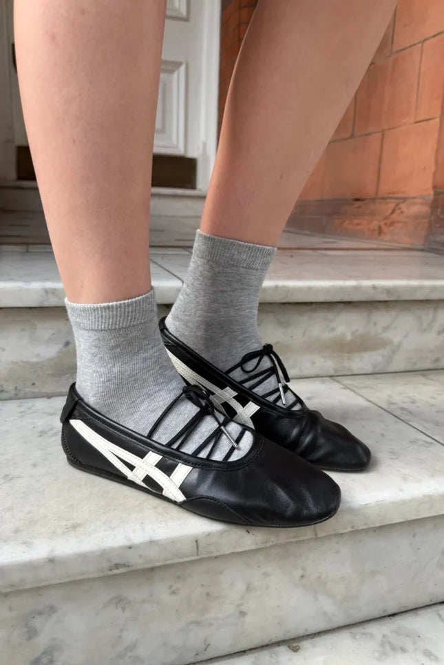 Basic Socks - Heather Grey