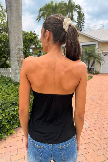 Leona Tube Top - Black