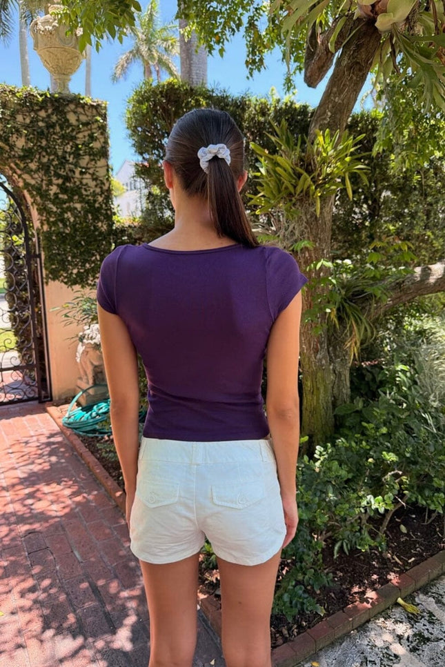 Zelly Basic Top - Deep Purple