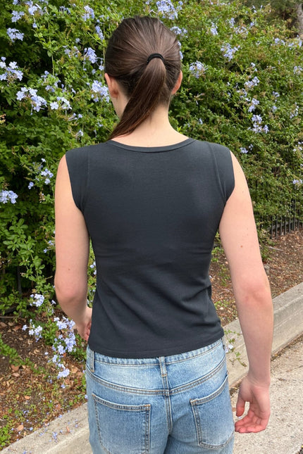 Zelly Basic Top - Mocha